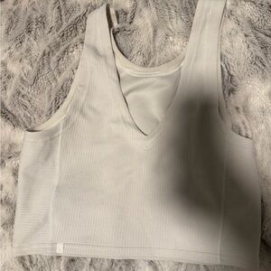 Lululemon Athletica Light Gray Tank Top